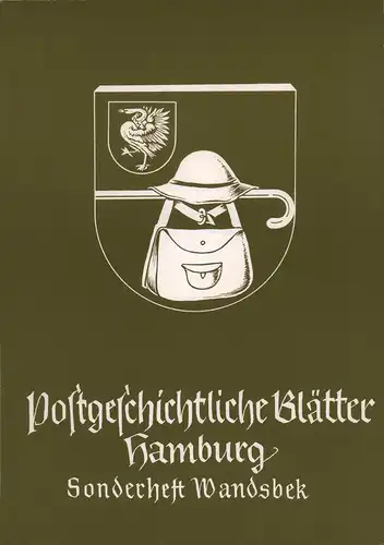 [Friedrich, Paul-M., Hrsg.]: Postgeschichtlichen Blätter Hamburg. HEFT 23. (SONDERHEFT WANDSBEK). 