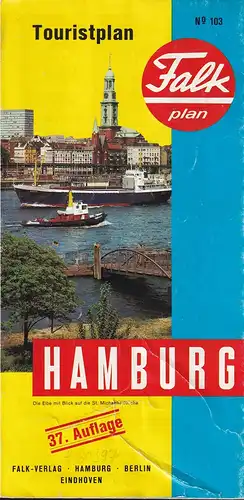 Falk-Plan Hamburg : Touristplan [No. 103]. 37. Aufl. 