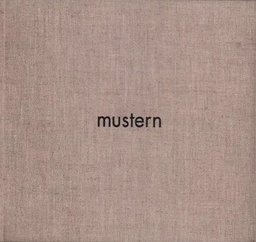 (Hoffmann, Christian): Kai Vöckler: Mustern. Hrsg. v. Neuen Berliner Kunstverein aus Anlaß der Ausstellung 1993. 