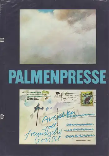 (Höppner, Berndt): Palmenpresse-Ansichten voll freundlicher Grüsse. (Umschlagtitel). 