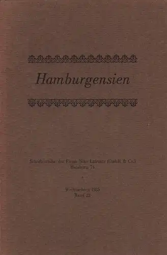 [Nehls, Margrit, Bearb. u. Zusammenstellung]: Hamburgs Schatzkammer: Der Freihafen. (Privatdruck). 