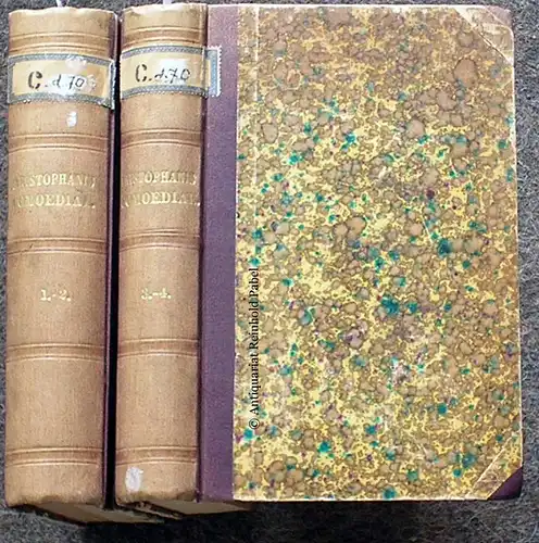 Aristophanes.: Aristophanis Comoediae. Recensuit et annotatione instruxit Fridericus Henricus Bothe. Ed. 2 emendatior. 4 Bde. in 2 Bdn. 