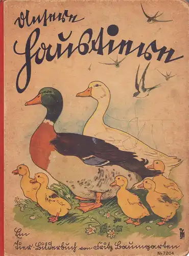 Baumgarten, Fritz: Unsere Haustiere [Umschlagtitel. Ein Tier-Bilderbuch. [Verse v. Herbert Kranz]. 