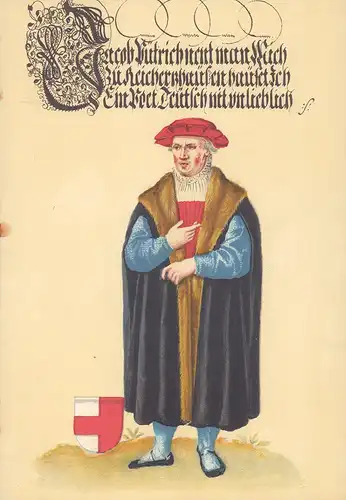 Behrend, Fritz / Wolkan, Rudolf (Hrsg.): Der Ehrenbrief des Püterich von Reichartshausen. 2 Tle. (Faksimile + Kommentar) in einer Mappe. 