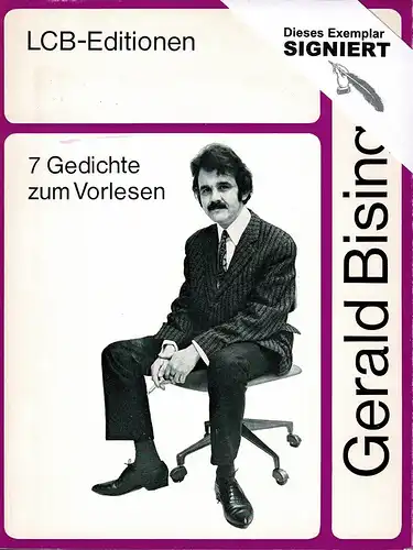 Bisinger, Gerald: 7 Gedichte zum Vorlesen. 
