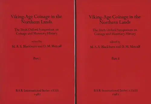 Viking-age coinage in the northern lands. Edited by M. A. S. Blackburn and D. M. Metcalf. 2 Bde (= komplett), Blackburn, M.A.S. / Metcalf, D.M. (Hrsg.)
