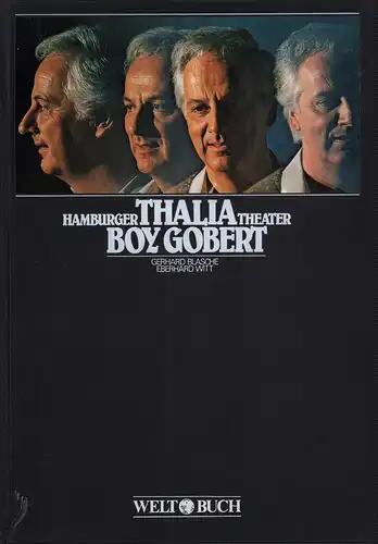 Blasche, Gerhard / Witt, Eberhard (Hrsg.): Hamburger Thalia Theater, Boy Gobert. (Vorwort von Herbert Weichmann. Fotos von Rosemarie Clausen, Hans Meyer-Veden, Gisela Scheidler. Gespräch zwischen Peter Rüedi u. Boy Gobert). 