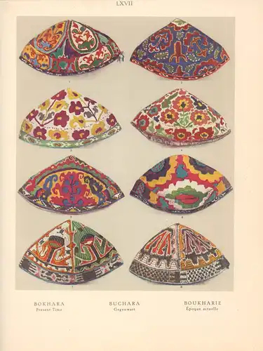 Bossert, H. Th. [Helmuth Theodor]: Das Ornamentwerk. Eine Sammlung angewandter farbiger Ornamente und Dekorationen. 120 Tafeln in vielfarbigem Offset  und Buchdruck. Unter besonderer Berücksichtigung.. 