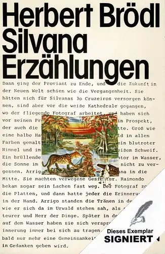 Brödl, Herbert: Silvana. Erzählungen. (Originalausgabe). (Hrsg. von Thomas Beckermann). 