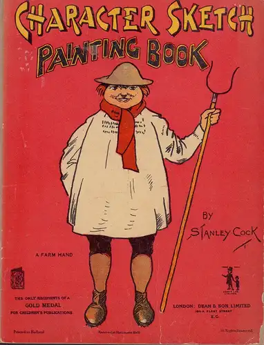 Cock, Stanley: Character sketch painting book. 