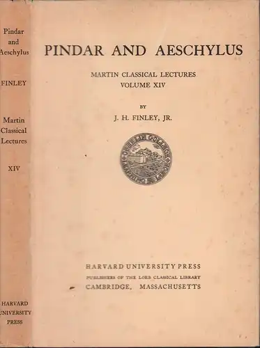 Finley, John H: Pindar and Aeschylus. (2. print). 