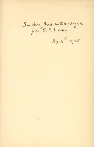 Forster, E. M. [Edward M.]: Pharos and Pharillon. 