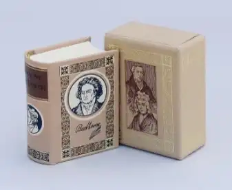 Ludwig van Beethoven. Eine Biographie. Miniaturbuch. (1. Aufl.), Frimmel, Theodor von