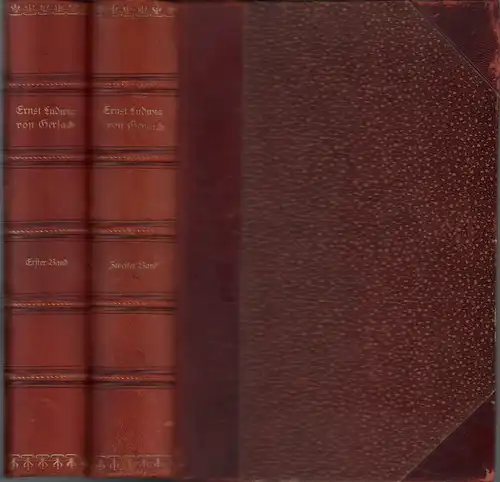 Gerlach, Jakob von (Hrsg.): Ernst Ludwig von Gerlach. Aufzeichnungen aus seinem Leben und Wirken 1795-1877. 2 Bde. (= komplett). 