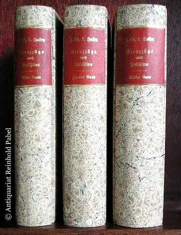 Gemälde der Kreuzzüge nach Palästina zur Befreiung des heiligen Grabes. 3 Bde, Haken, Johann Christian Ludwig