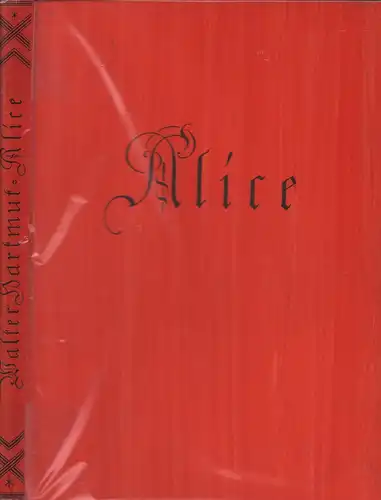 Hartmut, Walter: Alice und andere Novellen. 