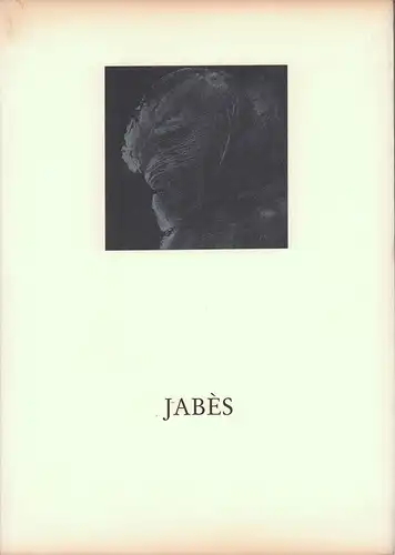 Jabès, Edmond: Das Gedächtnis und die Hand. Aus dem Französischen von Felix Philipp Ingold. Zeichnungen von Elisabeth Masé. 