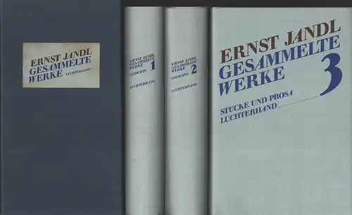 Jandl, Ernst: Gesammelte Werke. (Hrsg. von Klaus Siblewski). 3 Bde. (= komplett). 