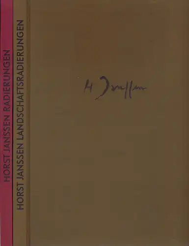 Janssen, Horst: Radierungen / Landschaften. Radierungen. 2 Bde. (Hrsg. auf Initiative von Joachim C. Fest in Zusammenarbeit mit der Galerie Brockstedt, Hamburg). 