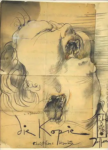 Janssen, Horst: Die Kopie. In Zusammenarbeit mit der Griffelkunst hrsg. von Gerhard Schack. 