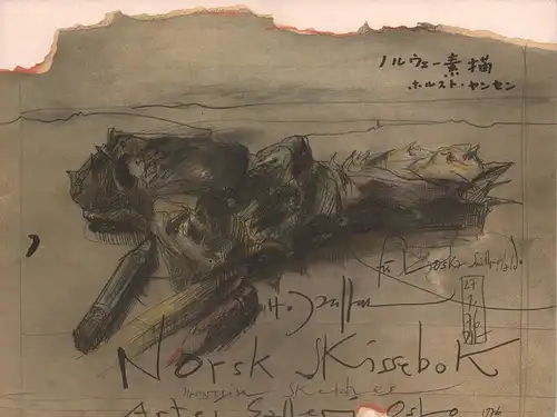 Janssen, Horst: Norsk Skissebok - Norwegian Sketches - Norwegisches Skizzenbuch. 