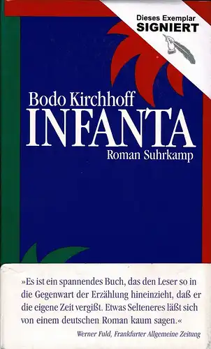 Kirchhoff, Bodo: Infanta. Roman. (5. Aufl.). 