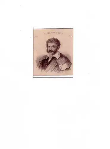 PORTRAIT Károly Kisfaludy. (1788 Tét - 1830 Pest, ungarischer Dichter u. Maler). Schulterstück im Dreiviertelprofil. Stahlstich, Kisfaludy, Károly