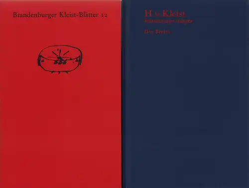 Kleist, Heinrich von: Briefe 2 (Mai 1801 - August 1807). Hrsg. von Peter Staengle in Zusammenarbeit mit Roland Reuß. 