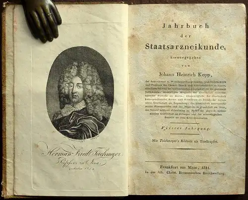 Kopp, Johann Heinrich (Hrsg.): Jahrbuch der Staatsarzneikunde. JG. 4 (apart). 