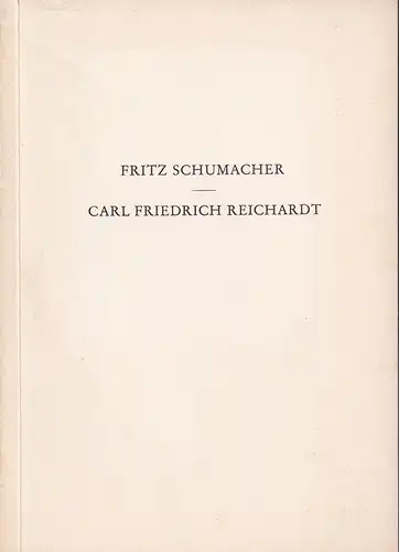 Langmaack, Fritz: Fritz Schumacher. Vortrag in der Reihe "Bedeutende Hamburger". Hrsg. v. Verein für Hamburgische Geschichte. 