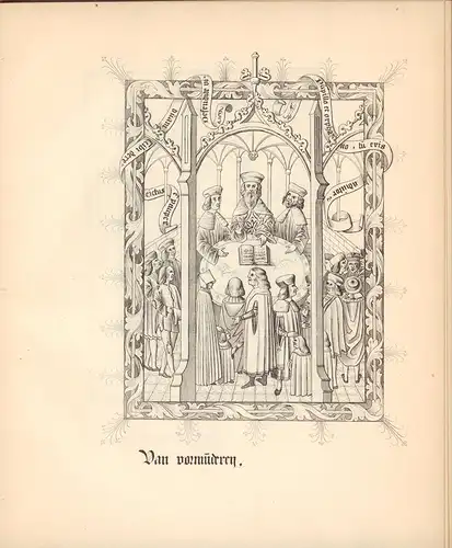 Lappenberg, J. M. (Johann Martin): Die Miniaturen zu dem Hamburgischen Stadtrechte vom Jahre 1497. 