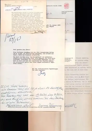 Leip, Hans.: Autograph zum Buch "Das Muschelhorn" und deren Protagonisten Abdena. 
