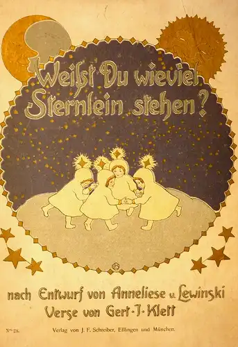 Lewinski, Anneliese von.: Weißt Du wieviel Sternlein stehen?. Nach Entwurf von Anneliese von Lewinski. Verse von Gertrud I. [Ingeborg] Klett. 9. Aufl. 