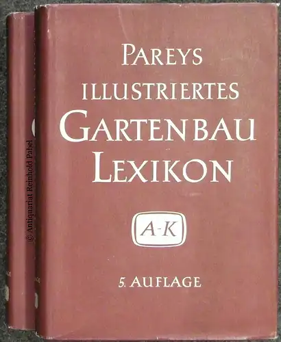 Maatsch, Richard (Hrsg.): Pareys Illustriertes Gartenbaulexikon. 5., völlig neubearb. Aufl. Unter Mitwirkung von zahlr. namhaften Wissenschaftlern u. Fachleuten des gärtnerischen Berufsstandes aus dem In- u. Auslande hrsg. 2 Bde. 
