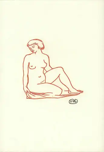 Jungfrauen. 12 Originalholzschnitte zu Virgile "Géorgiques" und Horace "Oden". Entstanden zwischen 1937 und 1939 (und von den Originalstöcken neu gedruckt), Maillol, Aristide