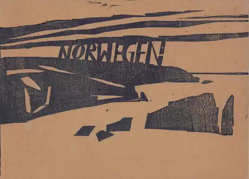 Meier, Volker: Norwegenreise 1983. Ein lithographisches Skizzenbuch. 