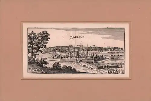 Ykermynde [Ückermünde]. Kupferstich von Caspar Merian, Merian, Caspar