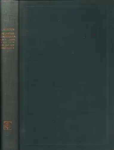 Norden, Eduard: Die antike Kunstprosa. Vom VI. Jahrhundert v. Chr. bis in die Zeit der Renaissance. Erster Band. Vierter Abdruck. 