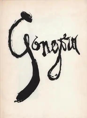 Picasso, Pablo: Gongora. 20 Sonette von Luis de Góngora y Argote. Übertragen von Fritz Vogelgsang. Vorwort von John Russell (ins Deutsche übersetzt von Eva Gärtner). 