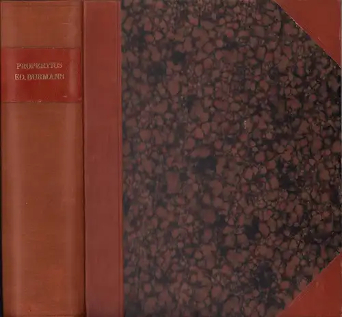 Propertius, Sextus Aurelius: Sex. Aurelii Propertii Elegiarum libri IV. Cum commentario perpetuo Petri Burmanni Secundi et multis doctorum notis ineditis. Opus Burmanni morte interruptum Laurentius Santenius absolvit. 