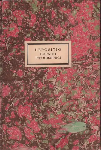 Rist, Johann: Depositio cornuti typographici, Das ist: Lust  oder Freudenspiel, vermittelst welches junge angehende Personen, so die Edle Kunst der Buchdruckerey redlich ausgelernet, nach.. 