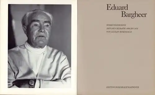 Eduard Bargheer. Werkverzeichnis der Druckgrafik 1930 bis 1974. (Fotografie: Erika Schmied).