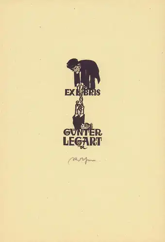 Ex libris und Familiengraphik. 20 Holzschnitte. (Mit einer Einführung hrsg. von Hanns Heeren), Rother, Richard