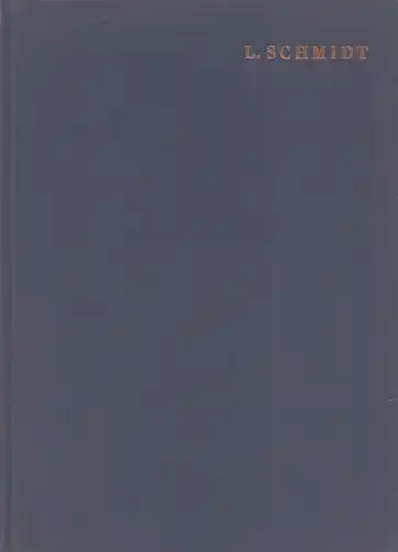 Schmidt, Leopold: Die Ethik der alten Griechen. Faksimile-Neudruck [REPRINT] der Ausgabe Berlin 1882. 2 Bde. in 1 Bd. 