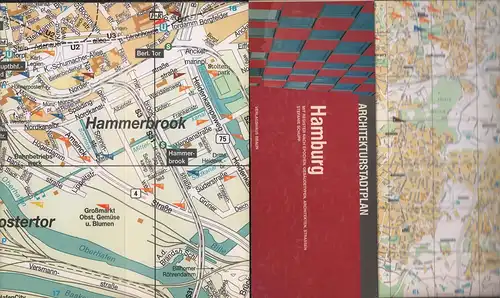 Schupp, Stefanie: Architekturstadtplan Hamburg. Mit Register nach Epochen, Gebäudetypen, Architekten, Strassen. 