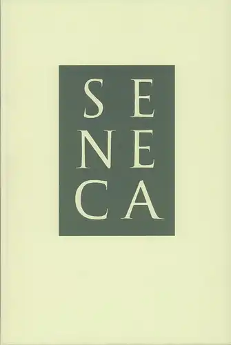 Seneca, Lucius Annaeus: Trostschrift an Marcia. Mit 5 Schriftholzschnitten von Jost Hochuli. (Übersetzt von Albert Forbiger). 