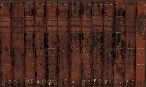 Shakespeare, William: William Shakspeare's (sic!) sämmtliche dramatische Werke (und sämmtliche Gedichte). Uebersetzt von A. Böttger, H. Döring, Alex. Fischer [u.a.]. 12 Bde. u. 1 Suppl.-Bd. (= zusammen 13 Bde.). 