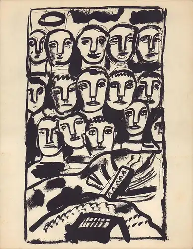 Stil, André: Levers de rideau sur la question du bonheur. Avec des illustr. de Fernand Léger. 