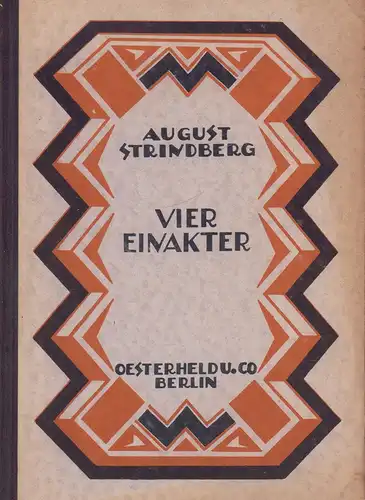 Strindberg, August: Vier Einakter. 