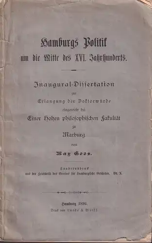 Stubmann, Peter: Hamburg, Rotterdam und Antwerpen im 19. u. 20. Jahrhundert. 